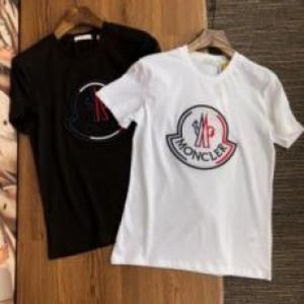 収縮性のある 半袖Tシャツ 2色可選 モンクレールコピー ドライ 2026 スタイリッシュな印象
