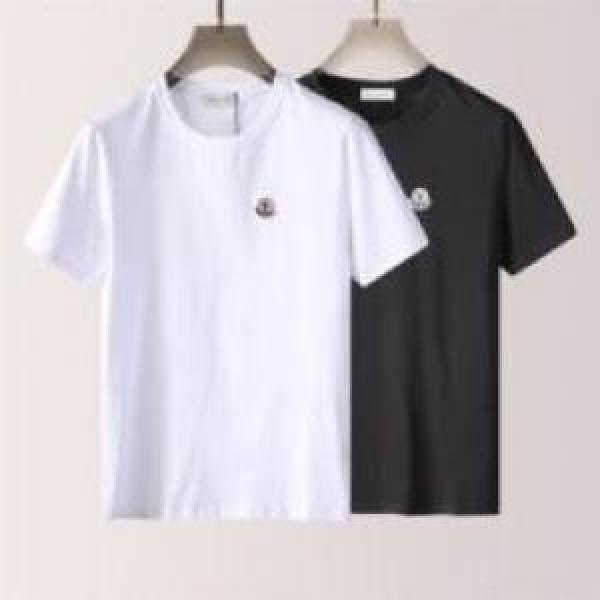 半袖Tシャツ モンクレールコピー 衿裏チェック柄 2026 ブランド 使い勝手抜群 2色可選