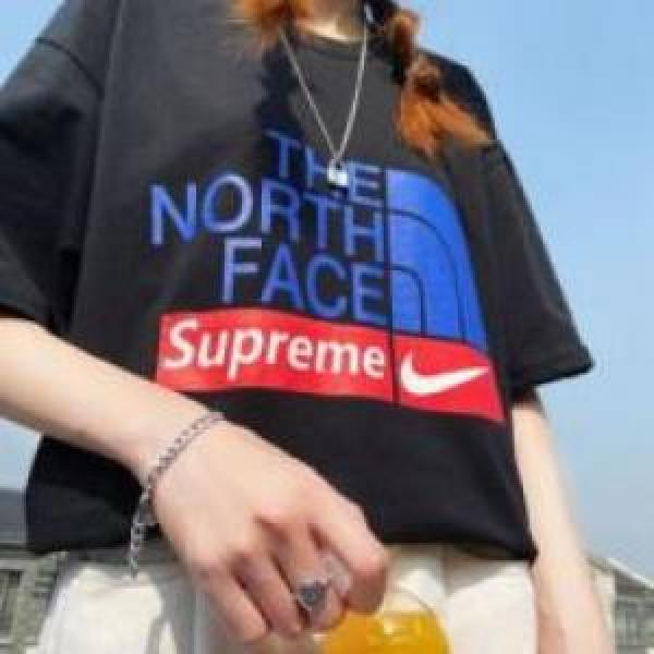 THE NORTH FACE X NIKE X SUPREME シュプリーム コピー 個性派 SUPREMEコピー 2026  2色可選 半袖Tシャツ