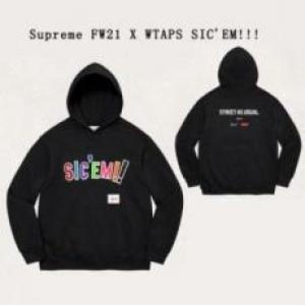 3色可選 2026 パーカー SUPREMEコピー  Supreme X WTAPS SIC'EM! Hooded Sweatshirt シュプリーム コピー