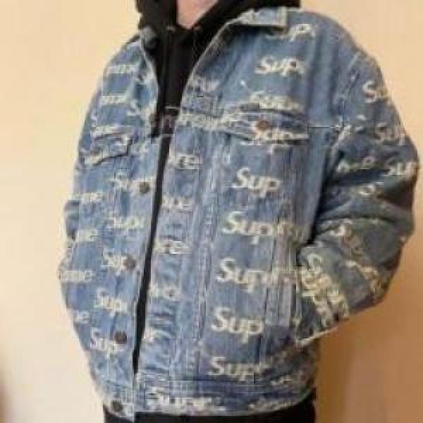 Frayed Logos Denim 数に限りがある シュプリーム コピー SUPREMEコピー 3色可選 デニムジャケット 2026