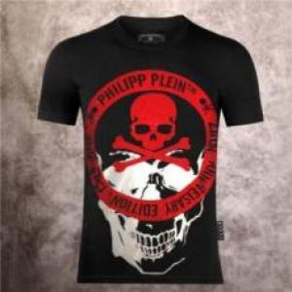 フィリッププレイン PHILIPP PLEIN デザイン性の高い 2026春夏 半袖Tシャツ フィリッププレイン偽物ブランド ネックライン 2色可選