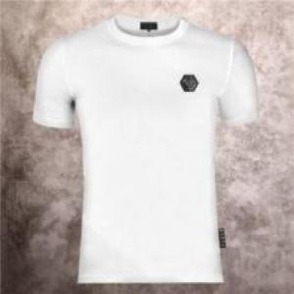 ファッション 人気 2026春夏 半袖Tシャツ フィリッププレインコピー ブランド 2色可選