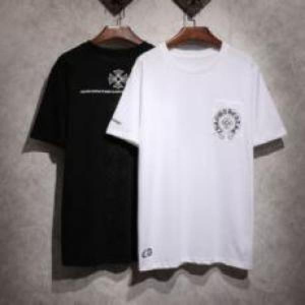 半袖Tシャツ ネックライン CHROME HEARTSコピー 2026 クロムハーツコピー  2色可選 高級感ある