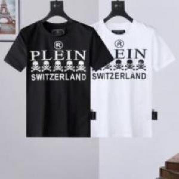 大注目！フィリッププレイン PHILIPP PLEIN フィリッププレインコピー ブランドTシャツ 2色可選 2026春夏 半袖Tシャツ