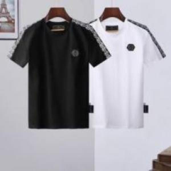 フィリッププレイン PHILIPP PLEIN 2025春夏 今からの季節にピッタリ！ 半袖Tシャツ フィリッププレイン偽物ブランド 2色可選