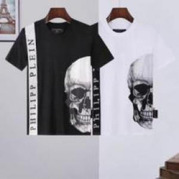 素敵 2026春夏 フィリッププレイン PHILIPP PLEIN 半袖Tシャツ フィリッププレインコピー ブランド 2色可選