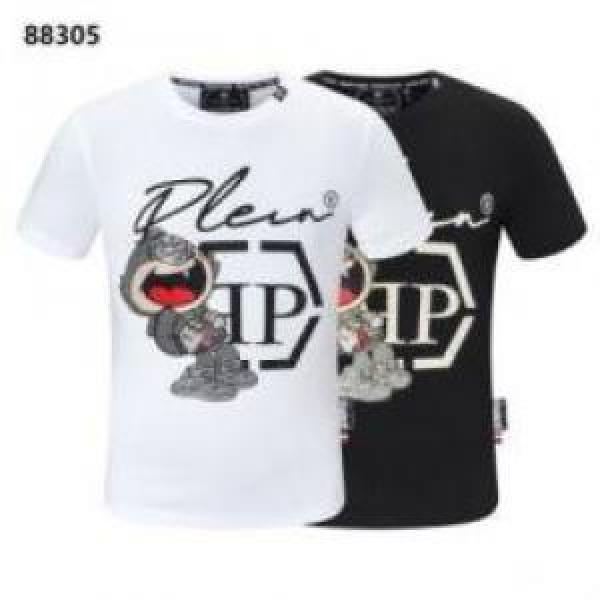 セレブ風 フィリッププレイン PHILIPP PLEIN 2026春夏 半袖Tシャツ PHILIPP PLEINブランドスーパーコピー 2色可選