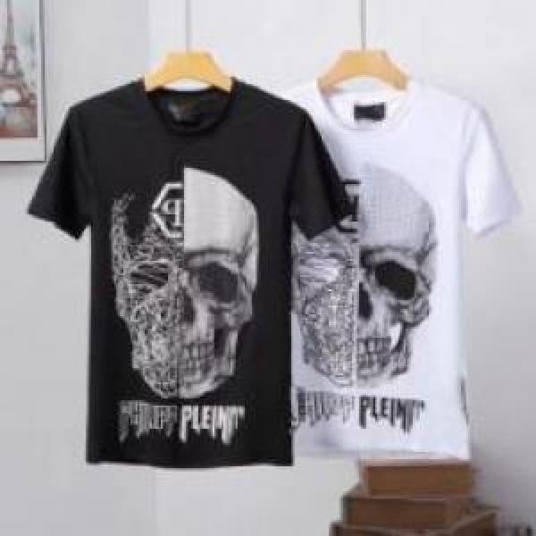 2025春夏 半袖Tシャツ PHILIPP PLEINコピー 2色可選 大人キレイに仕立てる フィリッププレイン PHILIPP PLEIN