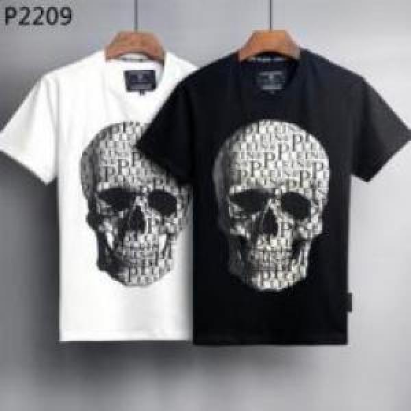上品に着こなせ 2025春夏 半袖Tシャツ フィリッププレイン PHILIPP PLEINブランド 偽物 通販 2色可選