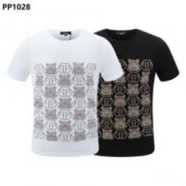 2026春夏 注目のアイテム フィリッププレイン PHILIPP PLEIN 半袖Tシャツ フィリッププレインコピー 強くて分厚い、がっしりしっかりヘビーなウェイトのTシャツ 2色可選