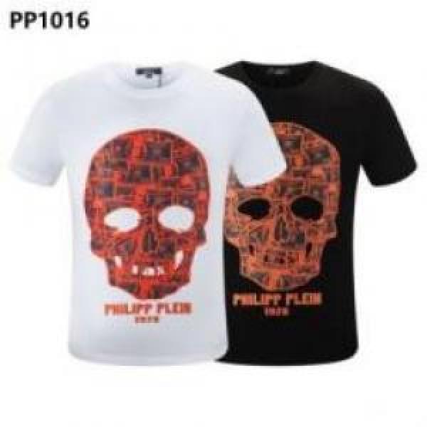 Tシャツ 半袖 無地 メンズ 2色可選 SALE!今季 フィリッププレイン PHILIPP PLEIN 2026春夏 半袖Tシャツ フィリッププレインスーパーコピー