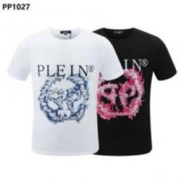 完売品！ フィリッププレイン PHILIPP PLEIN 2026春夏 半袖Tシャツ 綿100％ オシャレ 可愛い かっこいい オリジナルデザイン フィリッププレインブランド 偽物 通販 2色可選