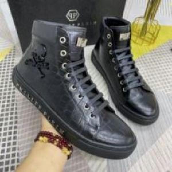 お買得 フィリッププレイン PHILIPP PLEIN ハイトップシューズ フィリッププレインブランドスーパーコピー 靴 2026 メンズ カジュアル スニーカー