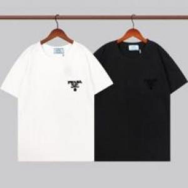 2025 数に限りがある  2色可選  PRADAコピー 自然な肌触り  プラダコピー 半袖Tシャツ