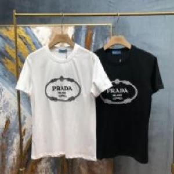 2026 ◆モデル愛用◆ 半袖Tシャツ 2色可選 大特価 プラダコピー PRADAコピー