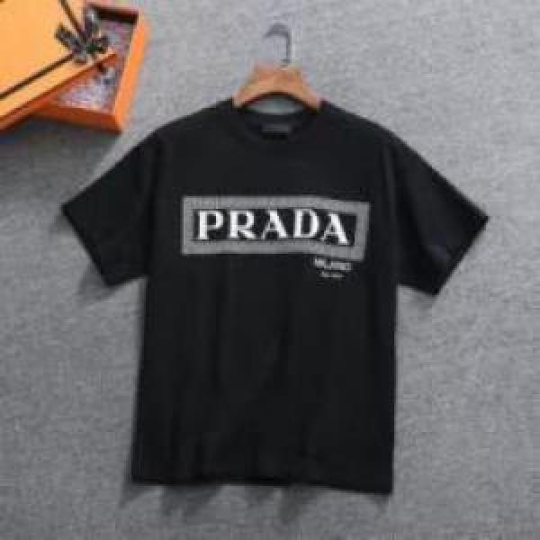 オリジナル 2026 半袖Tシャツ プラダコピー 2色可選 PRADAコピー セール中