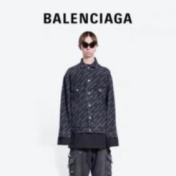 人気定番2026 BALENCIAGAブランドコピー デニムジャケット 人気セール100%新品 バレンシアガスーパーコピー 激安