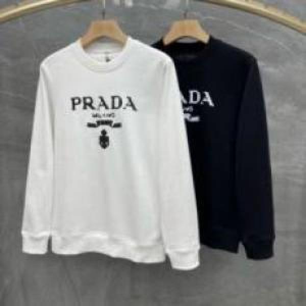程よい光沢感がある 大人っぼい 2026 プラダコピー パーカー PRADAコピー  2色可選