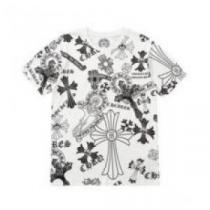 綺麗に決まるフォルム！ 2色可選 2026 CHROME HEARTSコピー 着心地満点 半袖Tシャツ  クロムハーツコピー