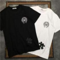 乾きやすい 2色可選  CHROME HEARTSコピー 極上の着心地 クロムハーツコピー 2026 半袖Tシャツ