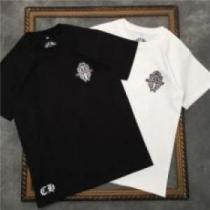 大絶賛の履き心地 2025 CHROME HEARTSコピー 2色可選 シンプル クロムハーツコピー 半袖Tシャツ