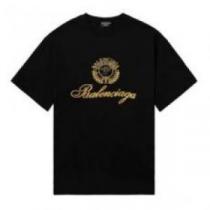 半袖Tシャツ 今一番HOTな新品 2色可選 BALENCIAGAコピー ラックスした雰囲気 バレンシアガコピー 2025