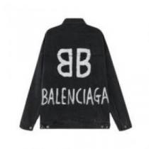 バレンシアガコピー 復古して古い  osゆったり痩せて見える BALENCIAGAコピー 高評価の人気品  2026 デニムジャケット