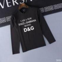 秋のお出かけに最適 2色可選 ドルチェ＆ガッバーナコピー 優しい色合い 長袖Tシャツ Dolce&Gabbanaコピー 2026