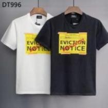 収縮性のある DSQUARED2コピー 半袖Tシャツ 2025 大注目 ディースクエアードコピー  2色可選