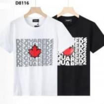 シンプル DSQUARED2コピー 肌触りの気持ちい? 2026 2色可選  ディースクエアードコピー 半袖Tシャツ