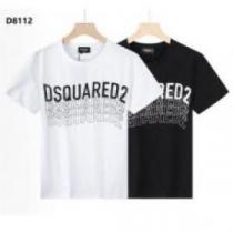 半袖Tシャツ ディースクエアードコピー  DSQUARED2コピー  今からの季節にピッタリ 2026  肌に密着 2色可選