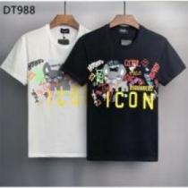 DSQUARED2コピー 2026 2色可選 ディースクエアードコピー ムダな装飾を排したデザイン 大人の個性を 半袖Tシャツ
