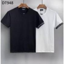 高級感ある スタイリッシュな印象 DSQUARED2コピー 半袖Tシャツ 2026 2色可選  ディースクエアードコピー