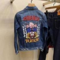 デニムジャケット 派手 ディースクエアードコピー 2026 DSQUARED2コピー  個性的なデザイン