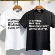 2026 カッコいい印象を付ける 半袖Tシャツ DSQUARED2コピー 着回し度抜群 2色可選 ディースクエアードコピー