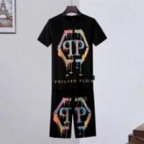 フィリッププレイン PHILIPP PLEIN 高評価の人気品 2026春夏 半袖Tシャツ セットアップ上下 フィリッププレインスーパーコピー 2色可選