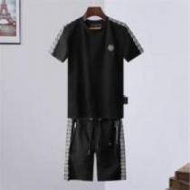 2026春夏 半袖Tシャツ 大好評? フィリッププレイン PHILIPP PLEIN セットアップ上下 フィリッププレインコピー 2色可選