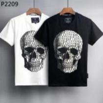 上品に着こなせ 2025春夏 半袖Tシャツ フィリッププレイン PHILIPP PLEINブランド 偽物 通販 2色可選