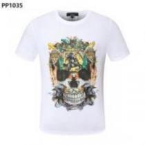 芸能人に愛用者続出 2026春夏 半袖Tシャツ PHILIPP PLEIN フィリッププレインスーパーコピー 5色可選