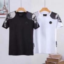 超人気美品◆ 半袖Tシャツ フィリッププレインブランドコピー 柔らかな素材感とさらりとした質感は爽やかで着心地も フィリッププレイン PHILIPP PLEIN 2026春夏 2色可選