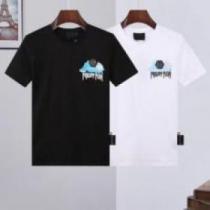 大人のおしゃれに フィリッププレイン PHILIPP PLEIN スーパーコピー 2026春夏 半袖Tシャツ ジャケTシャツ メンズ 半袖 tシャツ 無地  2色可選