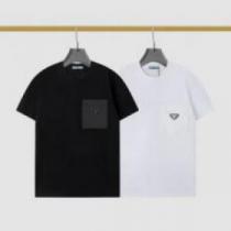 流行に関係なく長年愛用できる PRADAコピー  プラダコピー 2色可選 2026 ～希少 半袖Tシャツ