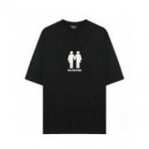 爆買い得価 BALENCIAGAコピー 半袖/Tシャツ 2色可選 お得人気セール バレンシアガブランド 偽物 通販 大特価！