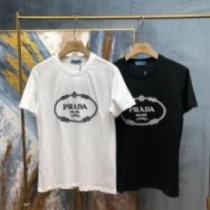 2026 ◆モデル愛用◆ 半袖Tシャツ 2色可選 大特価 プラダコピー PRADAコピー
