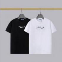 柔らかい手触り PRADAコピー 半袖Tシャツ プラダコピー 超人気美品◆ 2色可選  2026