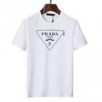 2色可選 薄手 PRADAコピー プラダコピー 欧米韓流/雑誌 2026 半袖Tシャツ