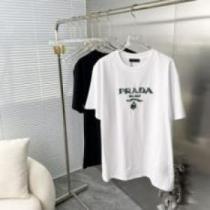 自然な肌触り 2色可選 PRADAコピー 2025 半袖Tシャツ プラダコピー 快適