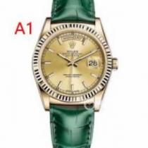 おしゃれに絶大な人気の 2026 2色可選 ROLEXコピー レザー ベルト ウォッチ 魅惑 ロレックスコピー