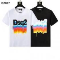 DSQUARED2コピー 半袖Tシャツ 強い魅力を感じる一枚 2025 2色可選 大好評 ディースクエアードコピー